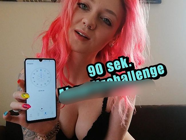 Valery_Venom Porno Video: 90 sek. Abspri**challenge. Schaffst du es?